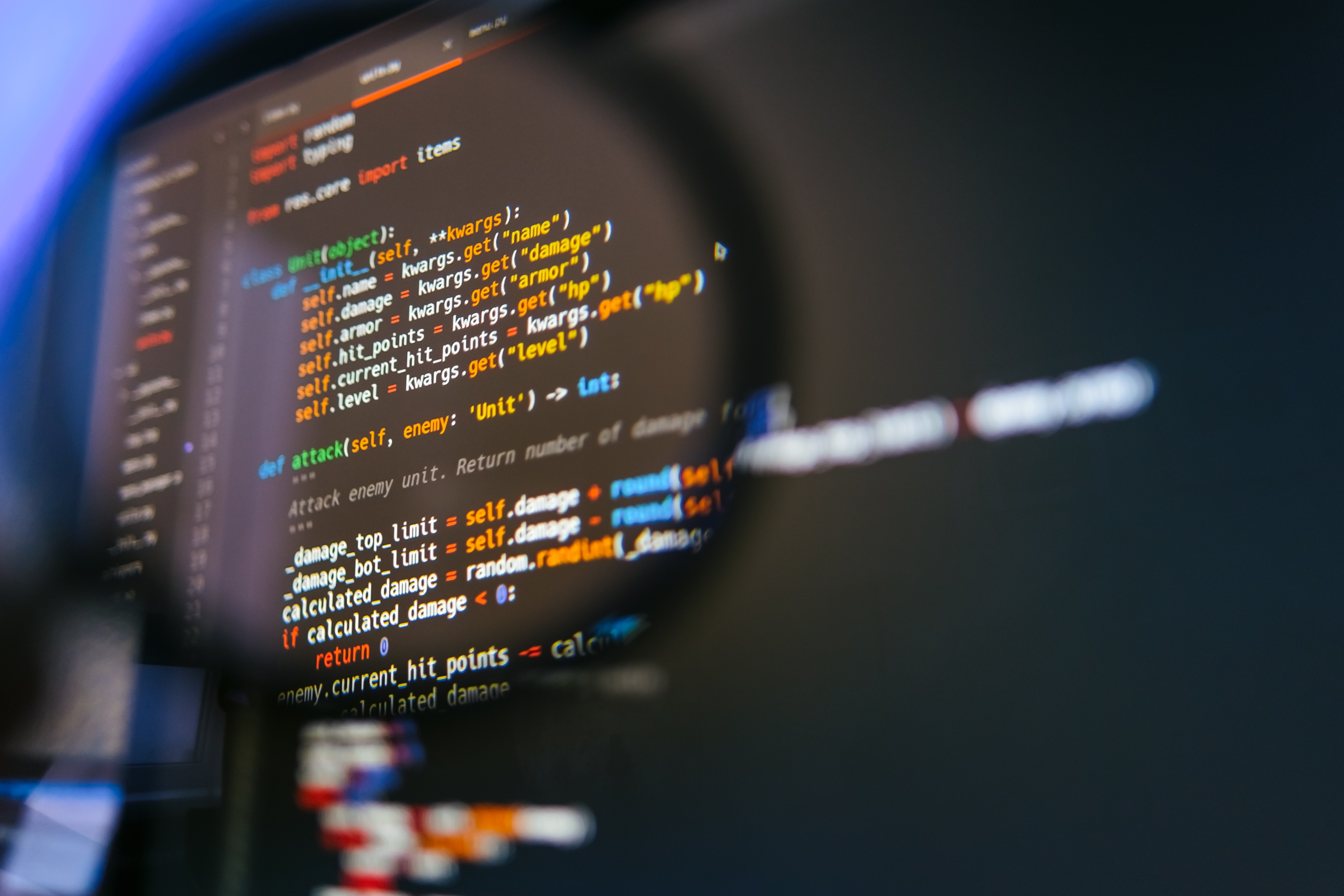 Software development and coding workspace Software development and coding workspace