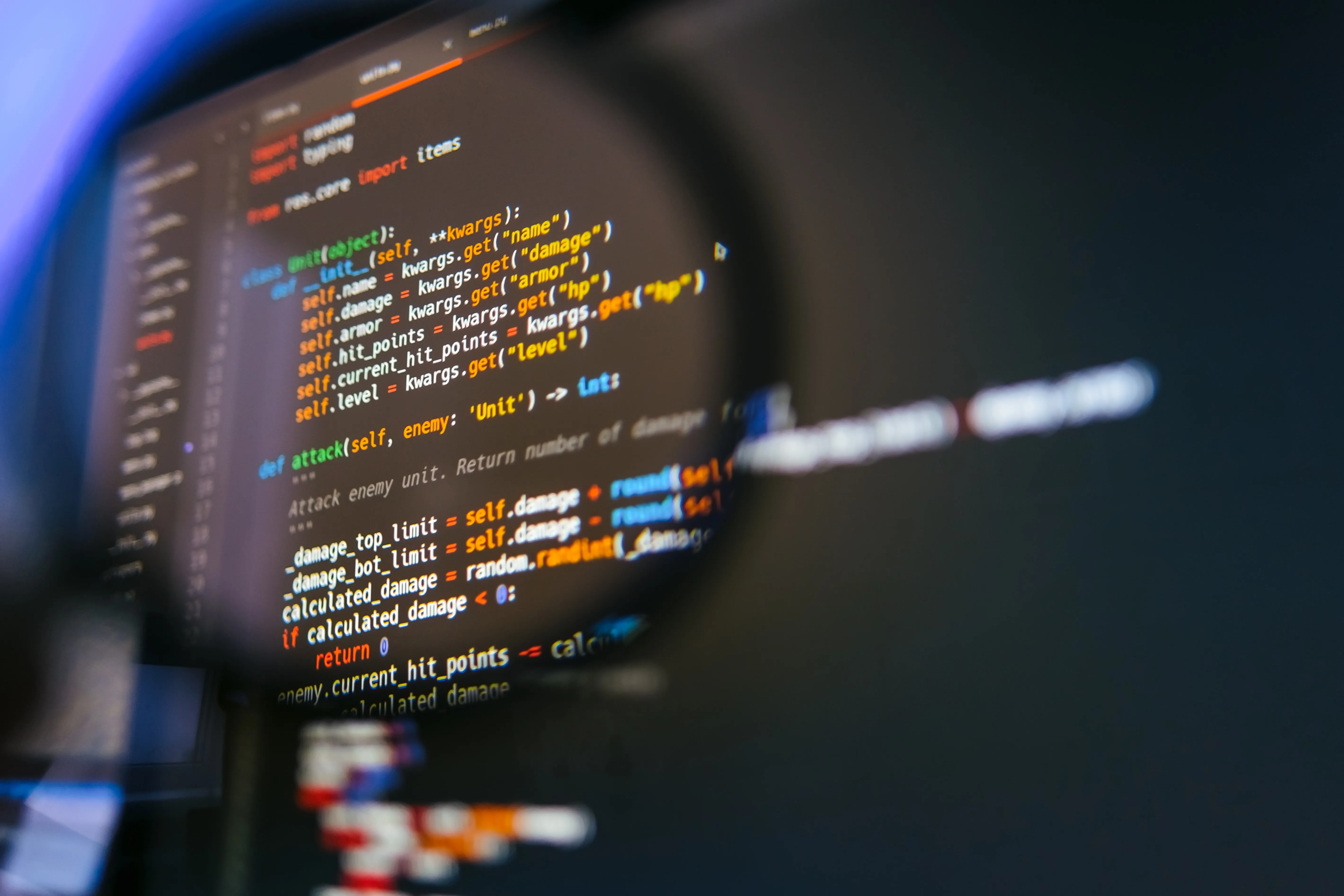 Software development and coding workspace Software development and coding workspace