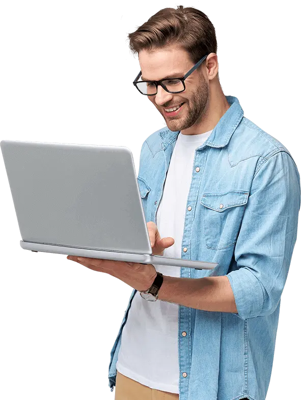 Custom web design services hero illustration Custom web design services hero illustration