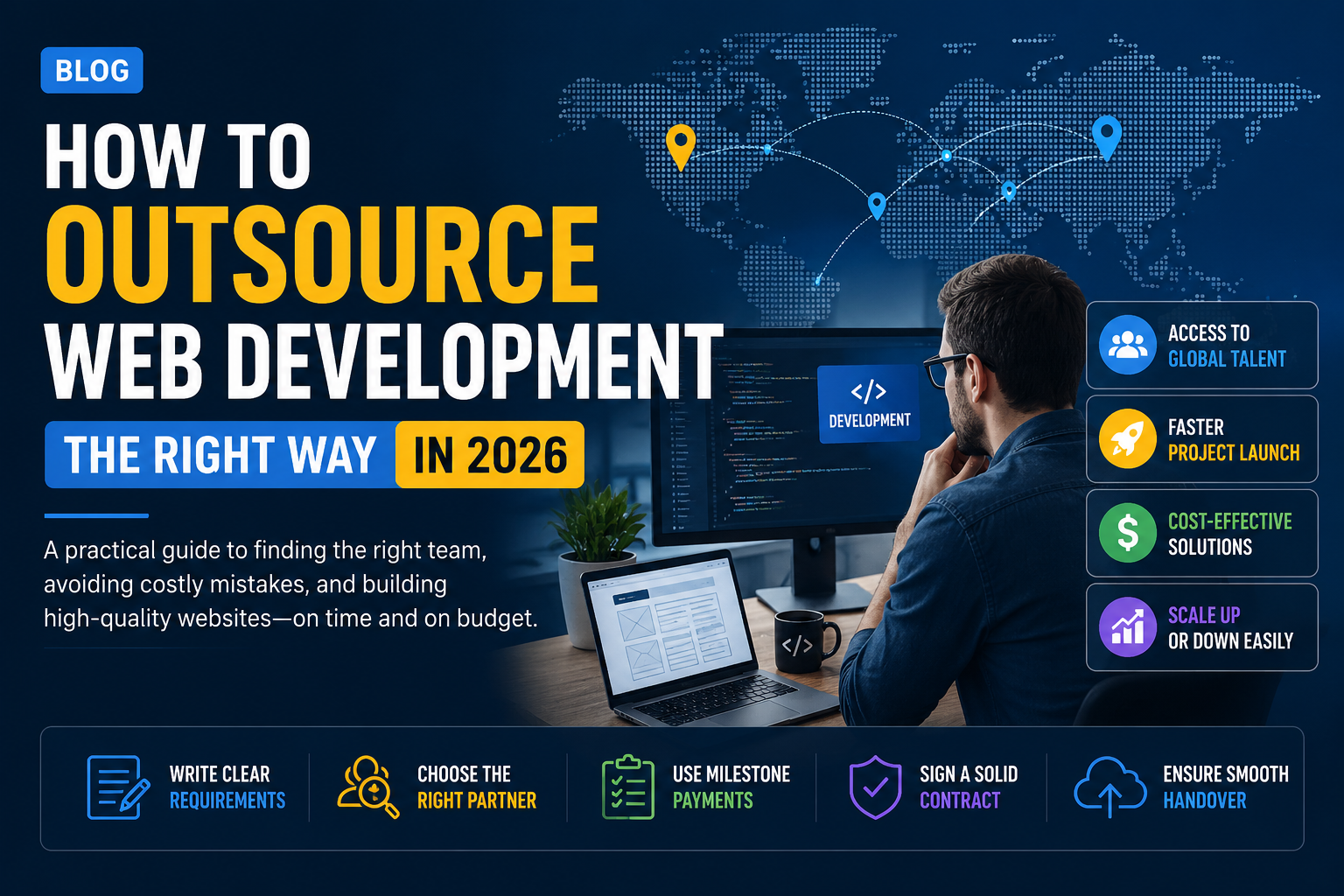 How to Outsource Web Development the Right Way in 2026 How to Outsource Web Development the Right Way in 2026