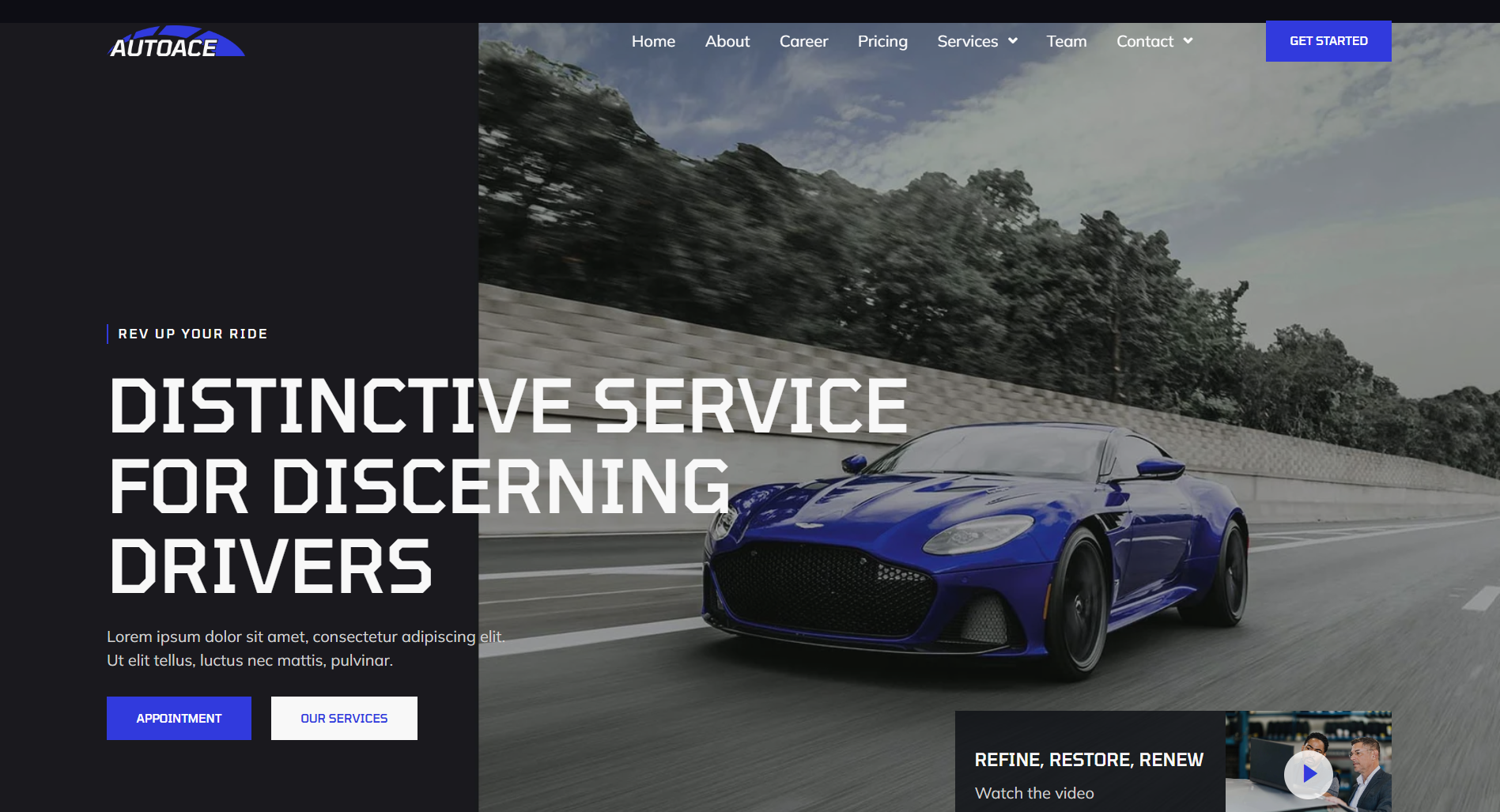 Professional Auto Repair & Vehicle Maintenance Website Professional Auto Repair & Vehicle Maintenance Website